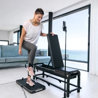 Flow Fitness DSG100i Krachtstation met Perform Fitnessbank
