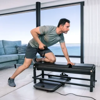Flow Fitness DSG200i Krachtstation met Perform Fitnessbank