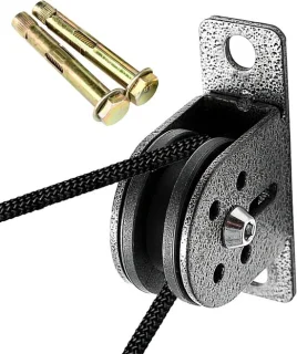 Gewicht kabel katrol systeem zwart