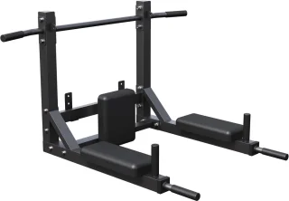 Gorilla Sports Ab Dip Pro Krachtstation Wandmontage Zwart