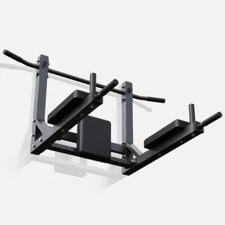 Gorilla Sports Ab Dip Pro Krachtstation Wandmontage Zwart