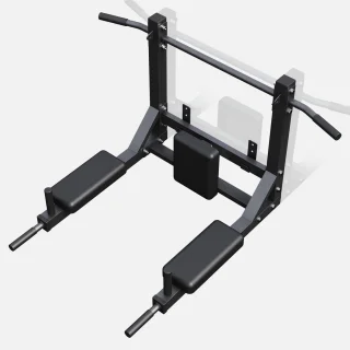Gorilla Sports Ab Dip Pro Krachtstation Wandmontage Zwart