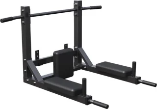 Gorilla Sports Ab Dip Pro Krachtstation Wandmontage Zwart