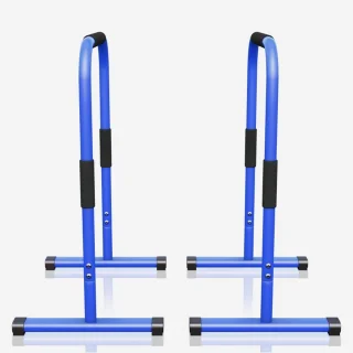 Gorilla Sports Dip Bars Deluxe Blauw