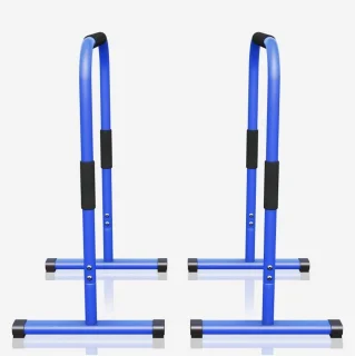 Gorilla Sports Dip Bars Deluxe Blauw
