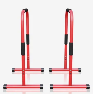 Gorilla Sports Dip Bars Deluxe Rood