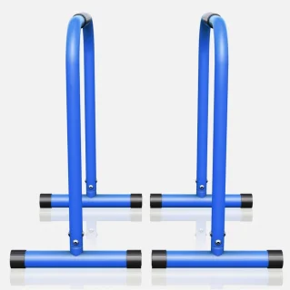 Gorilla Sports Dip Bars Parallettes Blauw 2 stuks