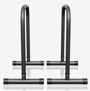 Gorilla Sports Dip Bars Parallettes Push Up Stand Zwart