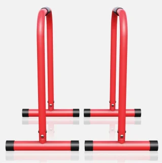 Gorilla Sports Dip Bars Parallettes Rood