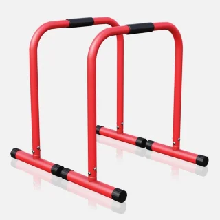Gorilla Sports Dip Bars Parallettes Rood
