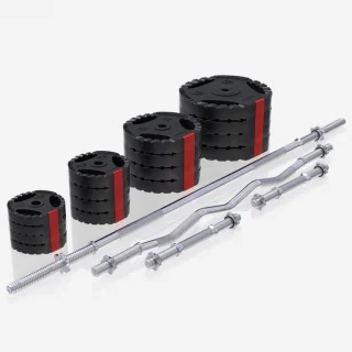 Gorilla Sports Halterbank met 100 kg Halterset