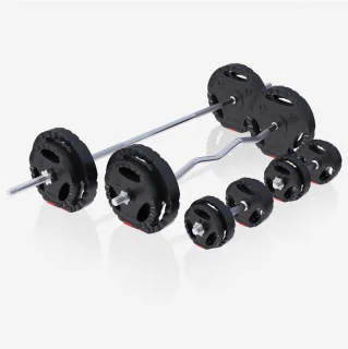 Gorilla Sports Halterbank met 100 kg Halterset