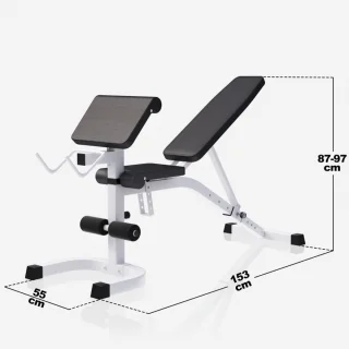 Gorilla Sports Halterbank met 100 kg Halterset