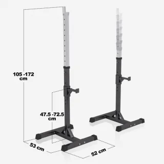 Gorilla Sports Halterbank met 100 kg Halterset