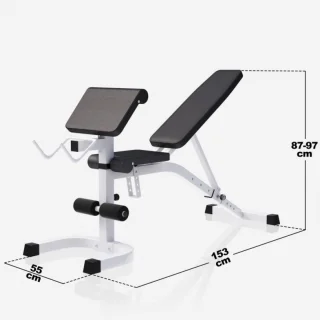 Gorilla Sports Halterbank met 100 kg Halterset
