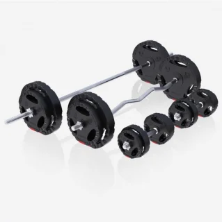 Gorilla Sports Halterbank met 100 kg Halterset