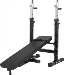 Gorilla Sports Halterbank Met Halterset 100 kg Zwart