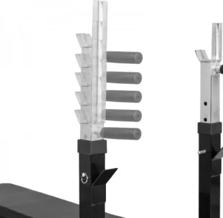 Gorilla Sports Halterbank Met Halterset 100 kg Zwart