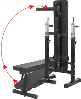 Gorilla Sports Halterbank Met Halterset 100 kg Zwart