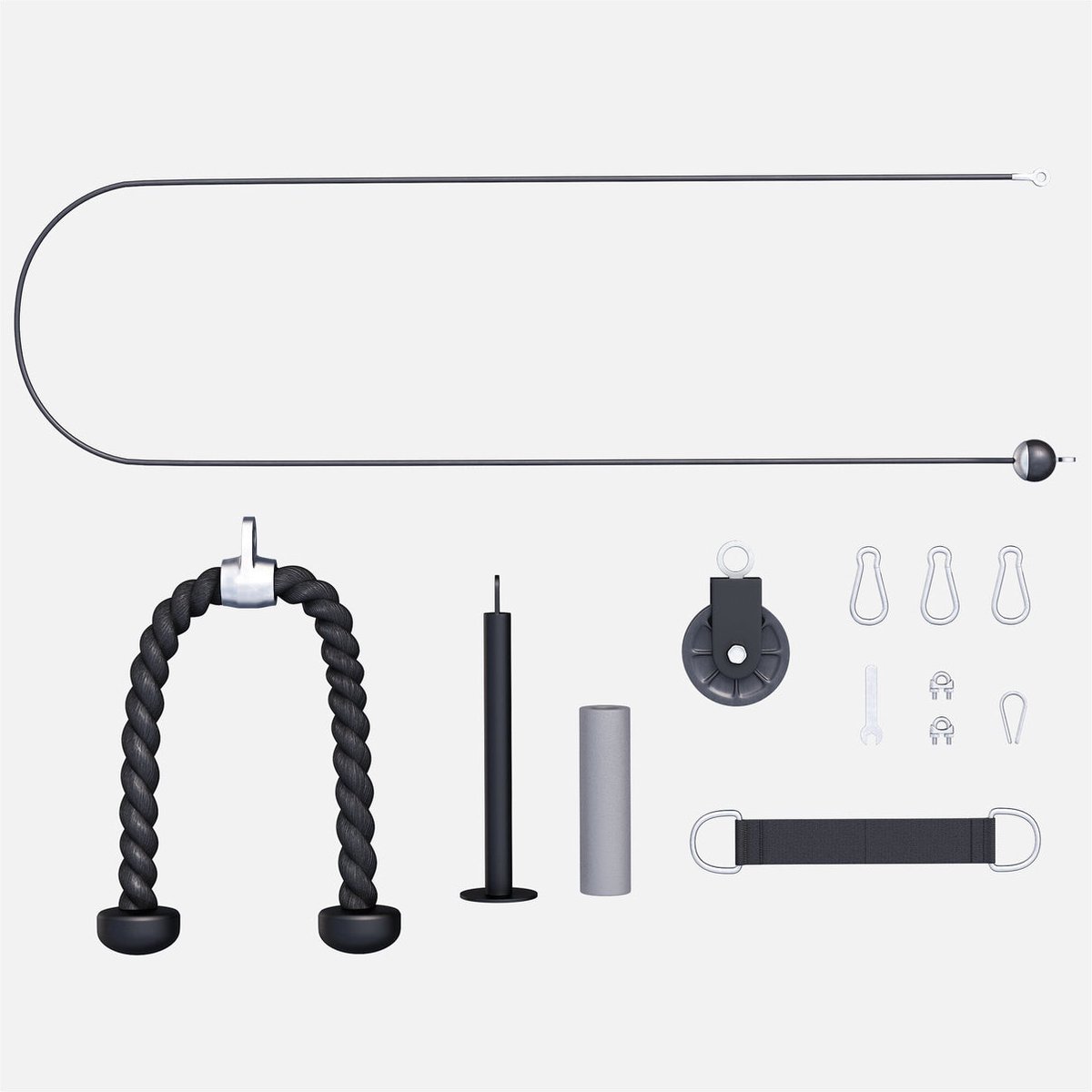 Wat vinden we goed aan de Gorilla Sports Kabeltrekstation Cable Pulley