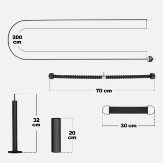 Gorilla Sports Kabeltrekstation Cable Pulley
