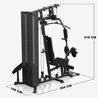 Gorilla Sports Krachtstation 76,5 kg Stapelgewichten