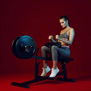 Gorilla Sports Kuitentrainer Kalfmachine Verstelbaar Zwart