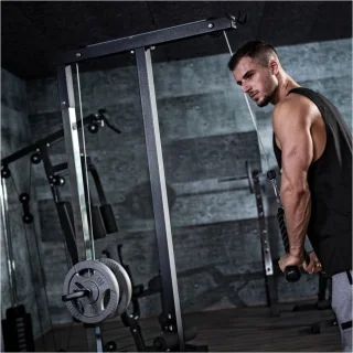 Gorilla Sports Lat Pulley Station Zwart
