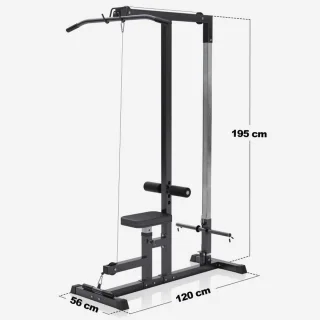 Gorilla Sports Lat Pulley Station Zwart