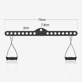 Gorilla Sports Lattrekstang 75 cm Verstelbaar