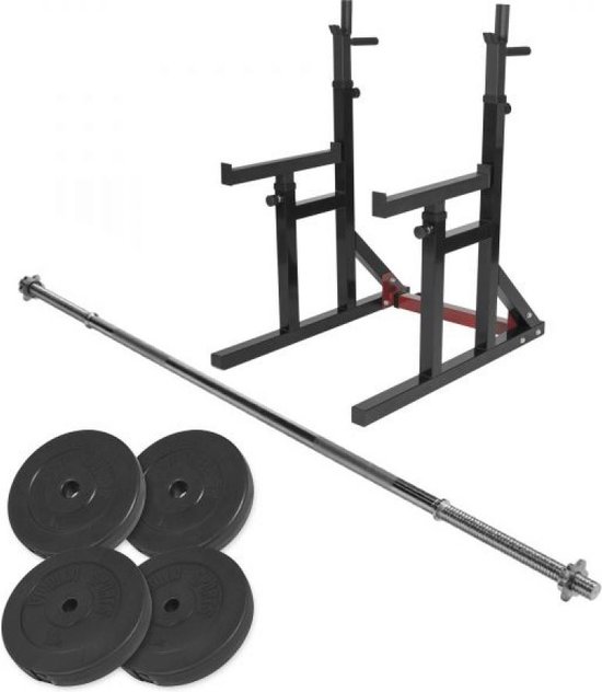 Gorilla Sports Multi Squat Rack 40 kg review