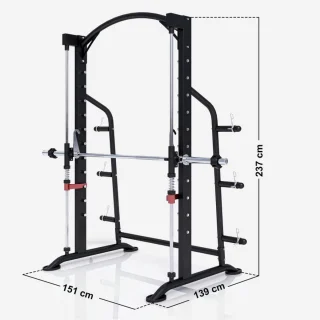 Gorilla Sports Multipress Power Rack Zwart
