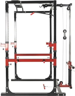 Gorilla Sports Power Cage Rack Smith Machine
