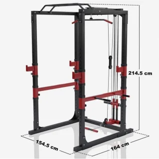 Gorilla Sports Power Cage Rack Smith Machine
