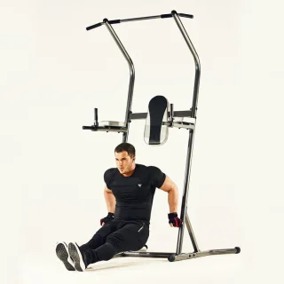 Gorilla Sports Power Tower Deluxe Pull Up Station 216 cm
