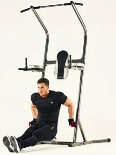 Gorilla Sports Power Tower Deluxe Pull Up Station 216 cm