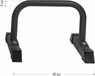 Gorilla Sports Push Up Bars Parallettes Blauw 2 stuks