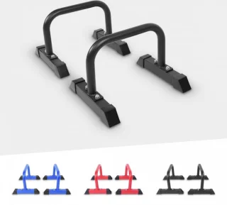 Gorilla Sports Push Up Bars Parallettes Zwart 2 stuks