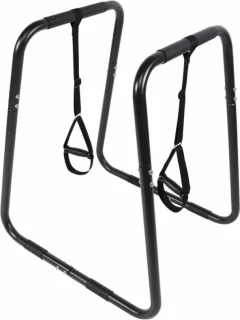 Gorilla Sports Push-up Standbar Parallettes Dip Bar