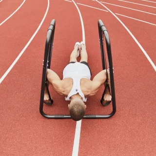 Gorilla Sports Push-up Standbar Parallettes Dip Bar