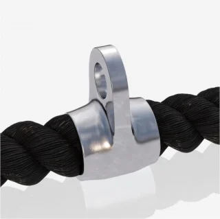 Gorilla Sports Roeigrepen Set Triceps Touw en Pararelle Roeigreep