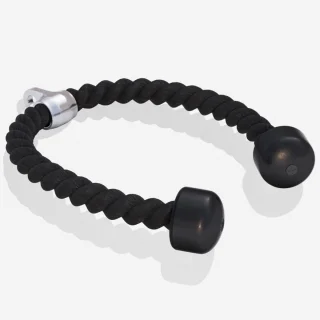Gorilla Sports Roeigrepen Set Triceps Touw en Pararelle Roeigreep