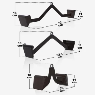 Gorilla Sports roeigrepen set van 3