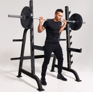 Gorilla Sports Squat Rack Bankdruksteunen