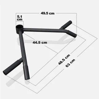 Gorilla Sports T-Bar Row Grip Handgreep Landmine