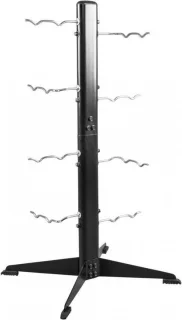 Gorilla Sports Trainingsgreep Rek Standaard 8 Houders Zwart
