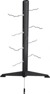 Gorilla Sports Trainingsgreep Rek Standaard 8 Houders Zwart