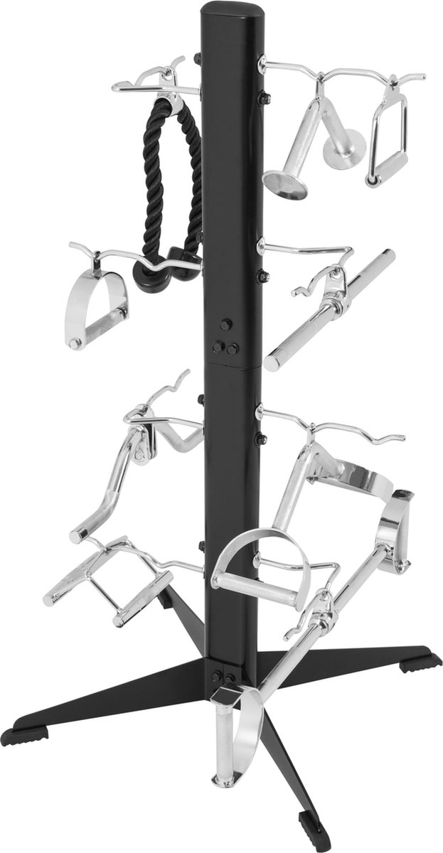 De Gorilla Sports Trainingsgrepen Set 8-delig in één oogopslag