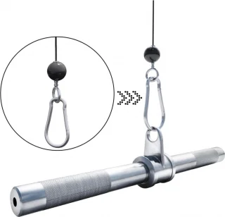 Gorilla Sports Triceps Biceps Bar 50 cm