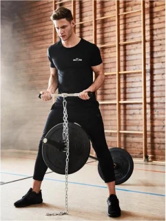 Gorilla Sports Triceps-Biceps Stang Krachtstation
